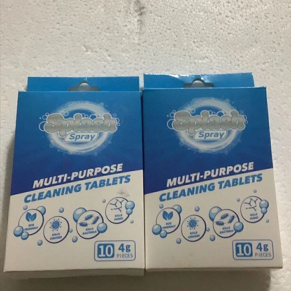 Splash spray tablets, add water and tablet to spray bottle 19th of 20 tablets